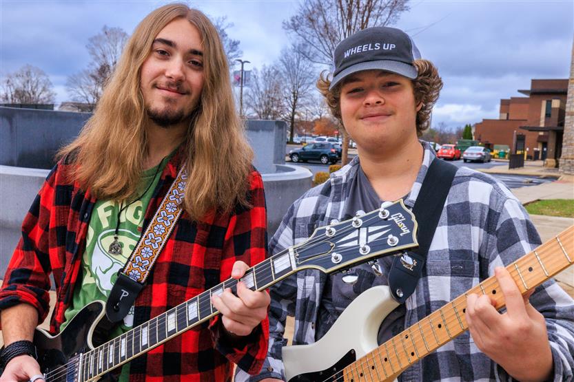 Students perform at the Renaissance High CoffeeHouse